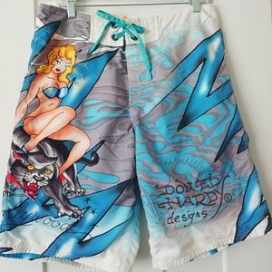 Ed Hardy Swim Trunks